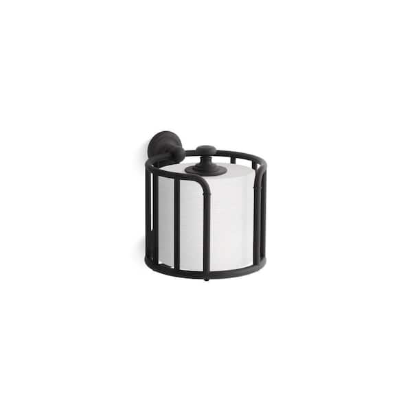 Artifacts Wall Mounted Toilet Paper Holder in Matte Black