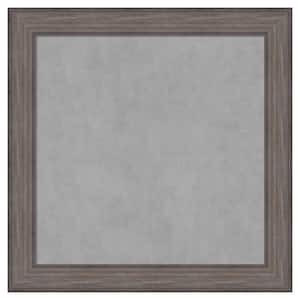 Country Barnwood 29 in. x 29 in. Framed Magnetic Board