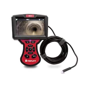 TESLONG Dual Lens Industrial Endoscope, 1080P HD Digital Borescope  Inspection Camera with Lights and 4.5 inch LCD Screen, MS450 