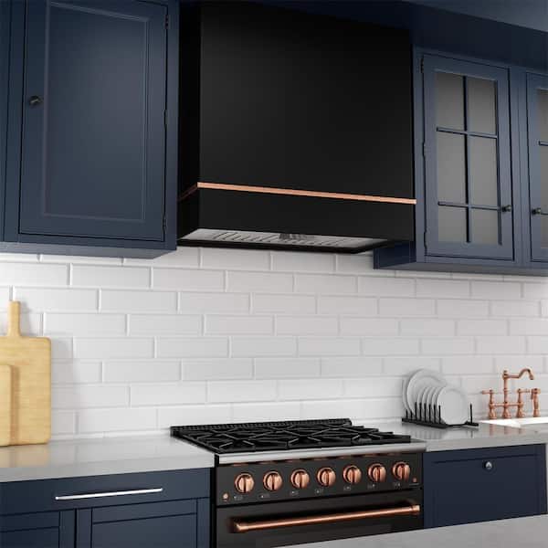 Akicon 36 in. Stainless Steel Range Hood with Powerful Vent