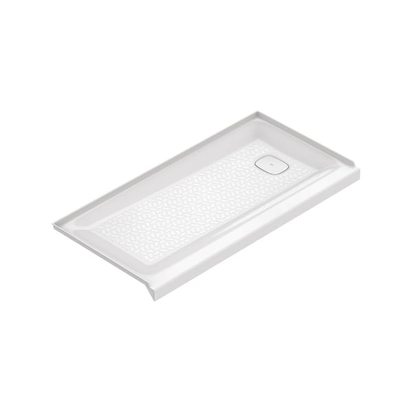American Standard Aspirations 60 in. L x 30 in. W Single Threshold Alcove Shower Pan Base with Right Drain in White