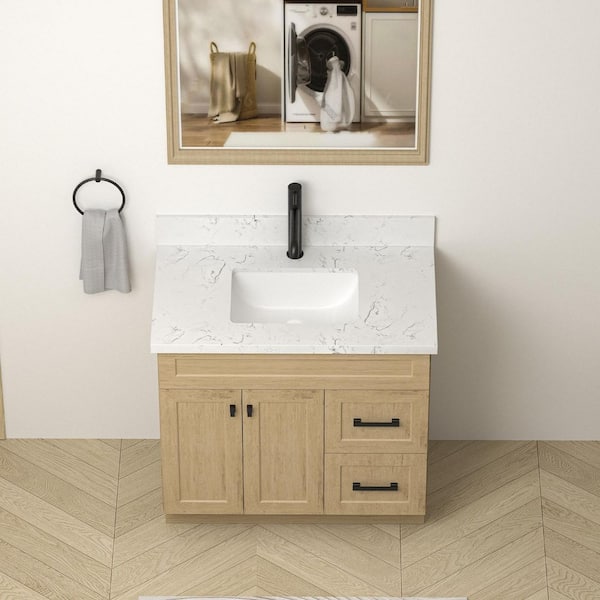 LANDOLT Classic Vein 37 in. W x 22 in. D Engineered Stone
