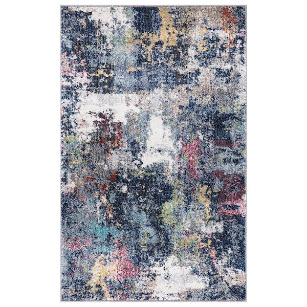 Concord Global Trading Vintage Collection Aloha Multi 3 ft. x 4 ft. Abstract Area Rug