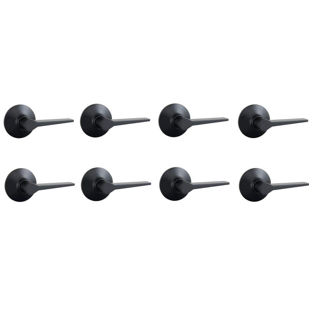Freedom Matte Black Hall/Closet Door Lever 8-Pack price history on PriceWatchPro