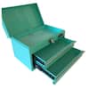 Apollo 14 in. Green 2-Drawer Hand Tool Box DT5010-GR - The