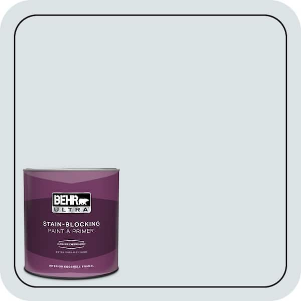 BEHR ULTRA 1 qt. #ICC-36 Serene Extra Durable Eggshell Enamel Interior Paint & Primer