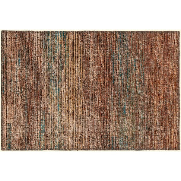 Marston Red 1 ft. 8 in. x 2 ft. 6 in. Geometric Indoor/Outdoor Area Rug