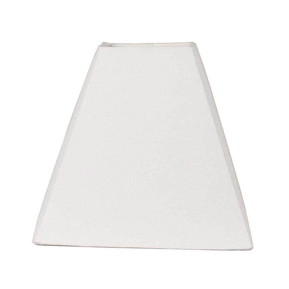 Mix & Match (7x7) in. x (13x13) in. x 11 in. Height White Linen Square Hard