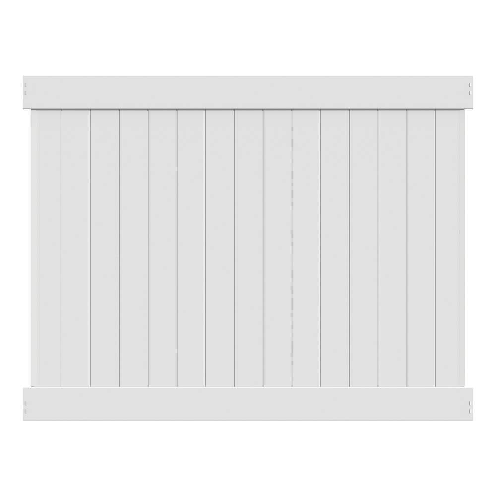 Acadia 6 ft. H x 8 ft. W White Privacy Vinyl Fence Panel (Unassembled) price history on PriceWatchPro