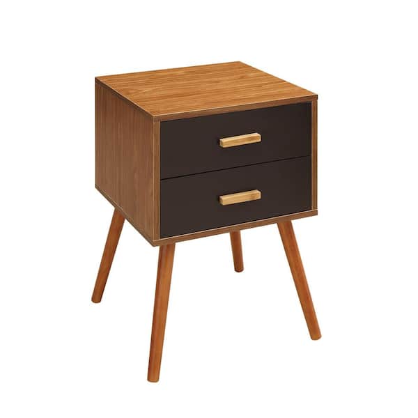 Convenience Concepts Oslo Java 2-Drawer End Table