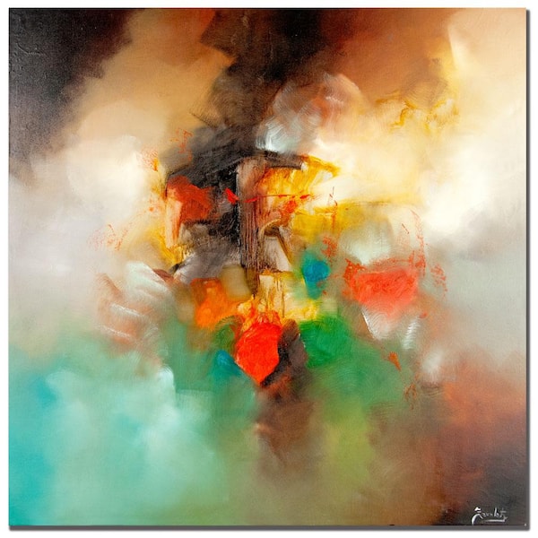 Trademark Fine Art 35 in. x 35 in. Abstract I Canvas Art