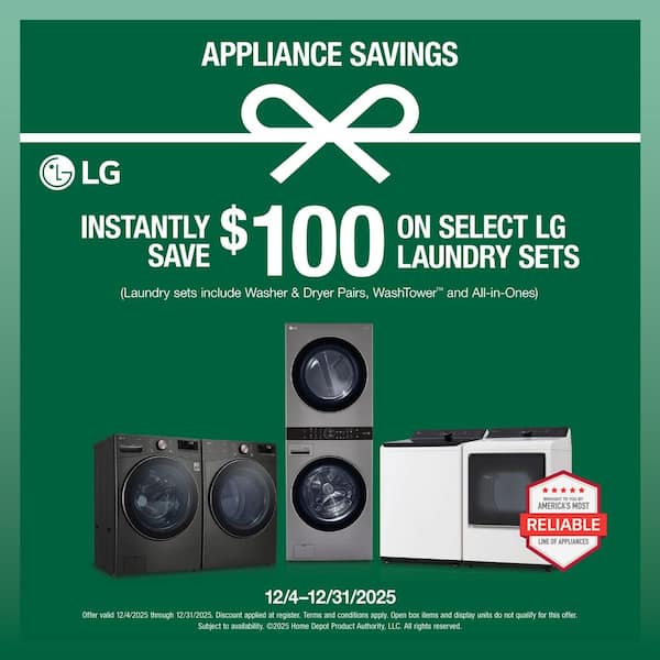 WashTower Stacked SMART Laundry Center 4.5 Cu.Ft. Front Load Washer & 7.4 Cu.Ft. Electric Dryer in White