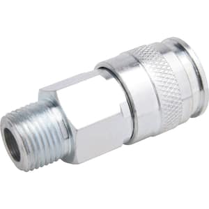 Zinc 1/4 in. x 1/4 in. Female to Male Universal Coupler