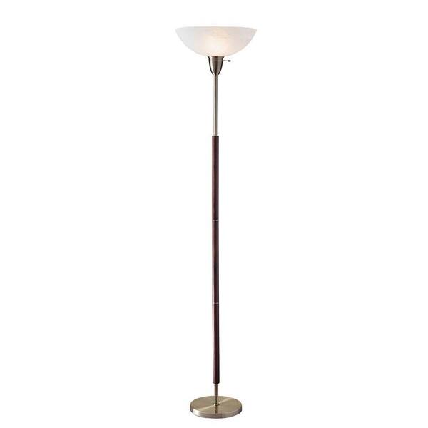 Hamilton 73 in. Silver Tall Floor Lamp