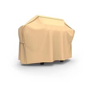 Sedona Tan Outdoor Heavy-Duty Waterproof BBQ Grill Cover Fits Grills 55 in. W