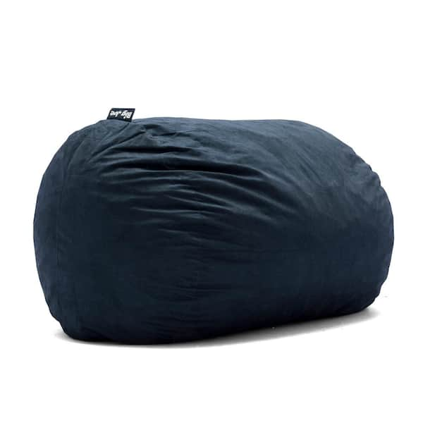 Big joe blue bean bag chair hot sale