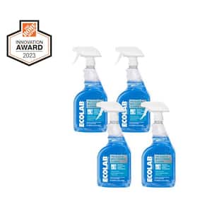 32 fl. oz. Pro Glass Cleaner and Multi-Surface Cleaner Spray Bottle (4-Pack)
