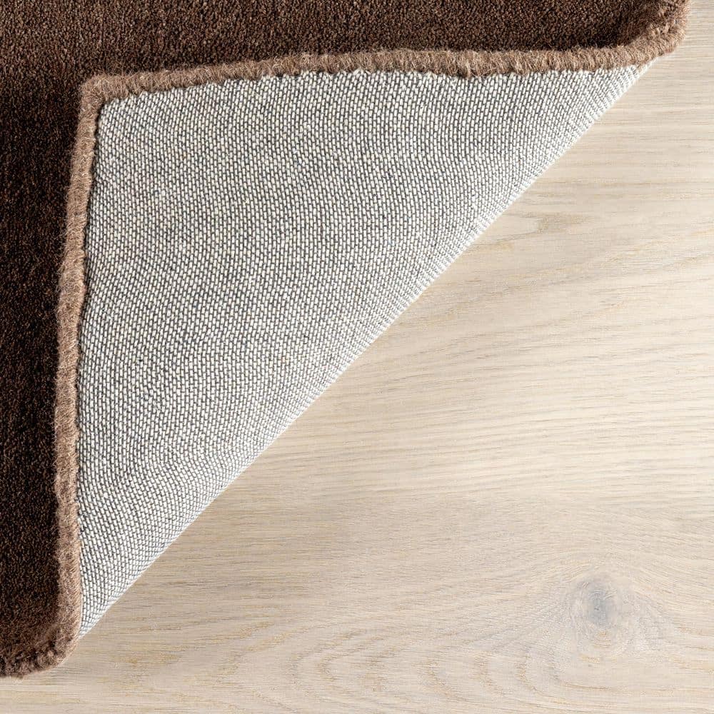 Maru Wool Dark Brown 8 ft. x 10 ft. Indoor Area Rug - thumbnail 10