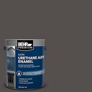 1 gal. #PPU24-02 Berry Brown Urethane Alkyd Satin Enamel Interior/Exterior Paint