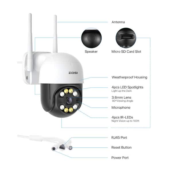 Imou 4K Outdoor Spotlight Camera, WiFi Security Cam 8MP with Color Night  Vision, 2-Way Talk, AI-Powered Person/Vehicle/Pet Detection, Siren & Light