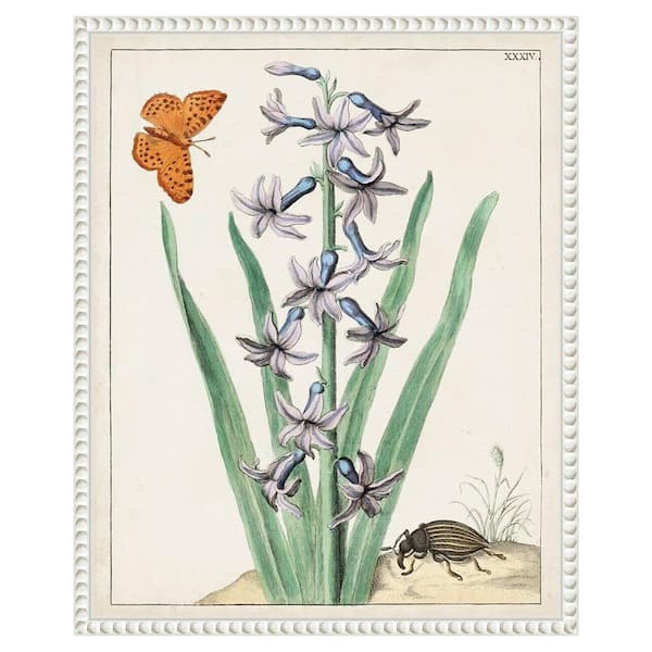 Amanti Art Dutch Florals I 16 in. W x 20 in. H. Canvas Wall Art Print Framed in White
