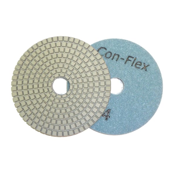 Con-Flex 4 in. 5-Step Diamond Pads for Concrete Step 4