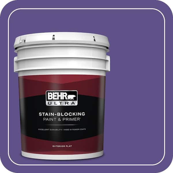 BEHR ULTRA 5 gal. #P560-7 Kings Court Flat Exterior Paint & Primer