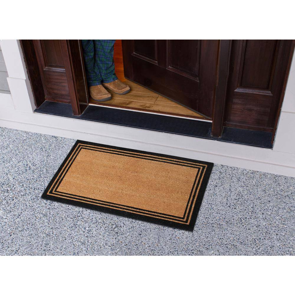 Personalized Classic Border Coir Outdoor Doormat, 18" x 30"