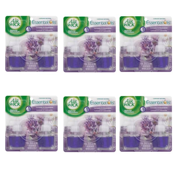 0.67 oz. Lavender and Chamomile Automatic Air Freshener Oil Plug-In Refill  (2-Count) (6-Pack)