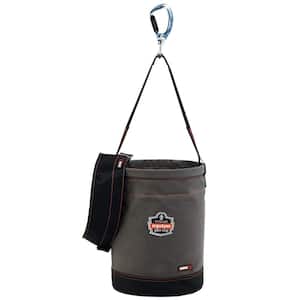 Arsenal 12.5 in. Tool Bucket with Top Gray Canvas