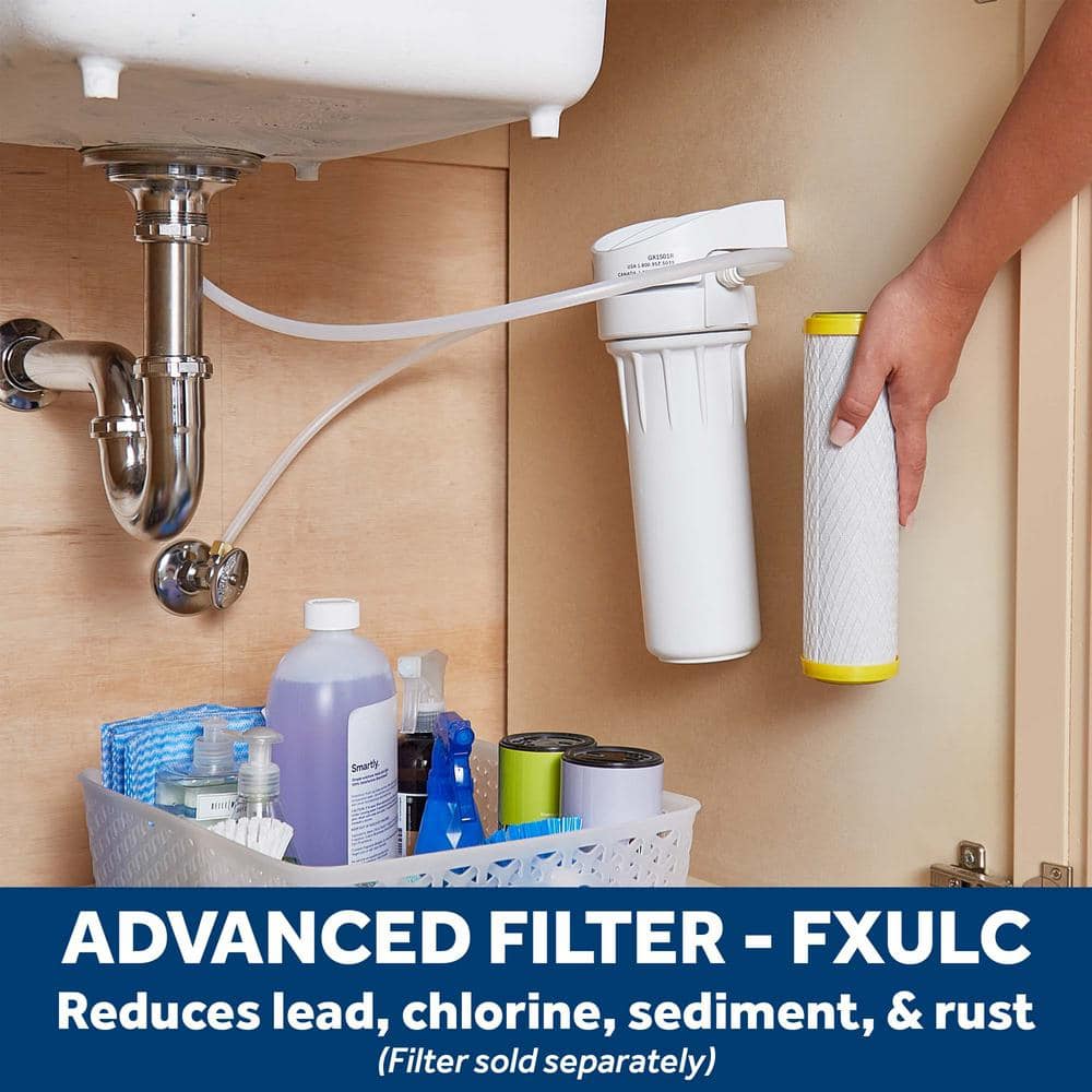 White Carbon Spun Fiber Under-Sink Water Filtration System