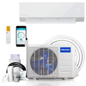 Olympus Energy Star 12,000 BTU 1-Ton 1-Zone 24.6 SEER Ductless Mini-Split AC and Heat Pump with 12K & 25ft Line -230V