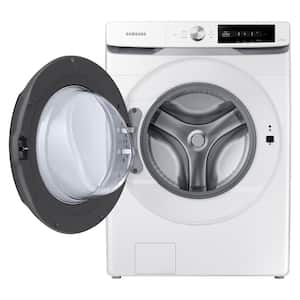 4.5 cu. Smart High-Efficiency ft. Front Load Washer with Super Speed in White