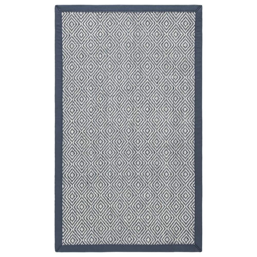 Natural Fiber Beige/Dark Gray Doormat 3 ft. x 4 ft. Border Area Rug price history on PriceWatchPro