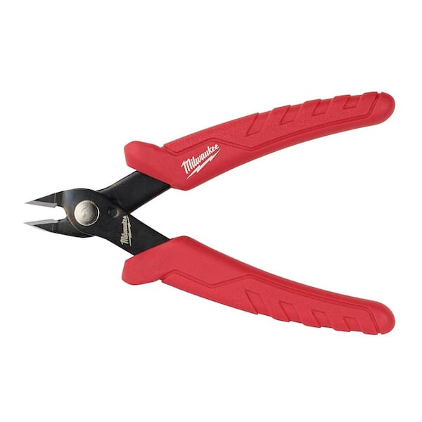 Milwaukee 5 in. Mini Flush Cutting Pliers with Comfort Grip