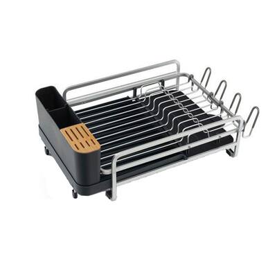 VEVOR Dish Drying Rack Expandable (11.6 in.-18.5 in.) Stainless Steel Dish  Drainer with Drainboard Dish Rack SSLSBTZLSC4869U3LV0 - The Home Depot