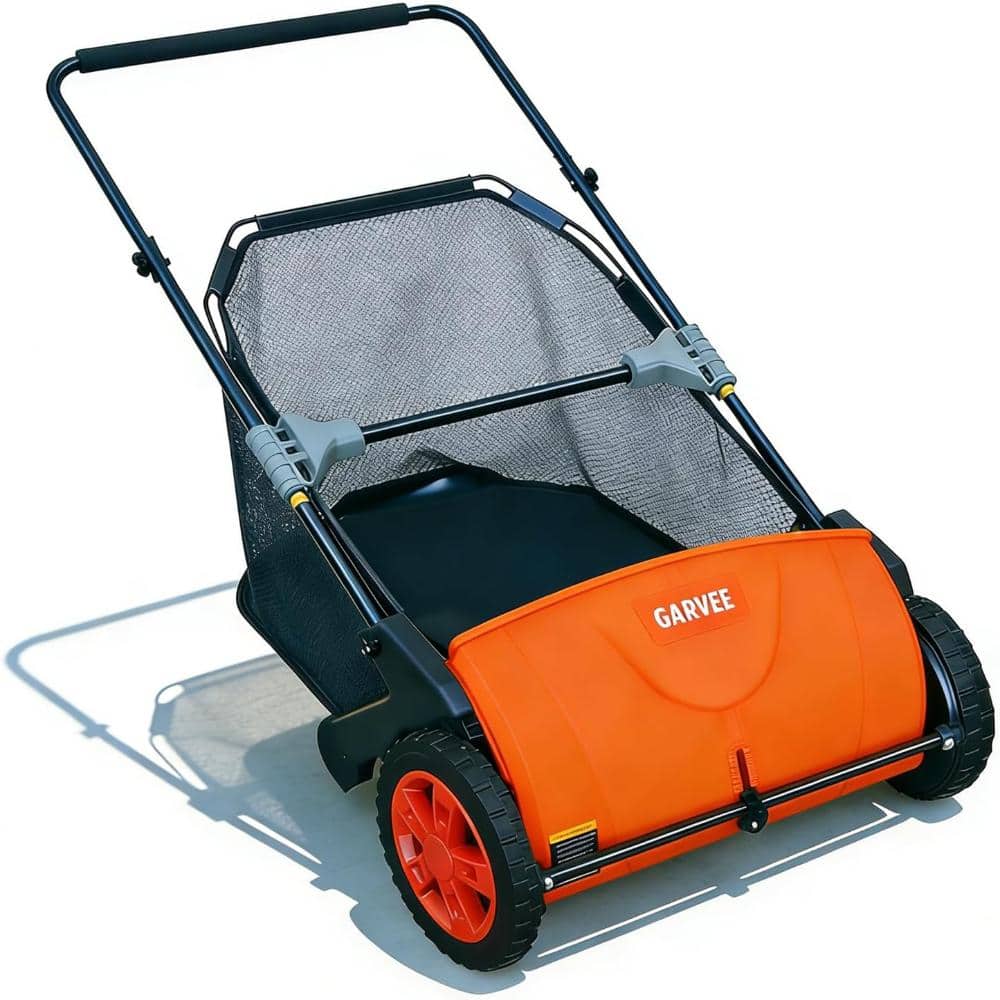 21 inch Orange Low Maintenance Eco-Friendly Manual Push Lawn Mower for Garden and Yard price history on PriceWatchPro