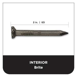2 in. (6D) Brite Fluted Masonry Nail 1 lb. (93-Count)
