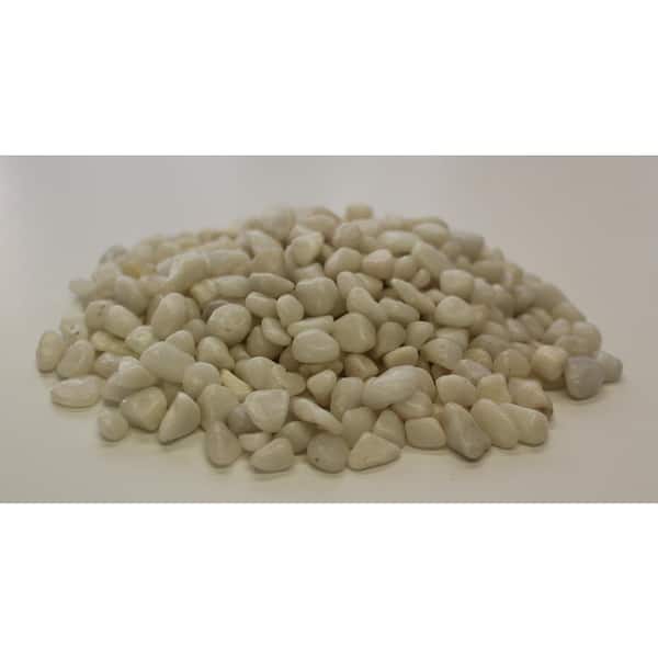 3/8 in. Polished Snow White Gravel (20 lbs. Bag) 3/8 in. Polished Snow White Gravel (20 lbs. Bag)