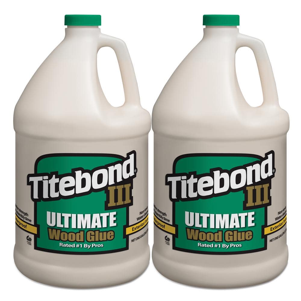 Lot of 3 Titebond III Ultimate Wood Glue Waterproof Exterior
