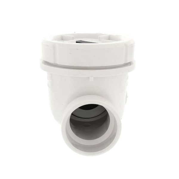 JONES STEPHENS 1-1/2 in. PVC Backwater Valve for Drainage Systems