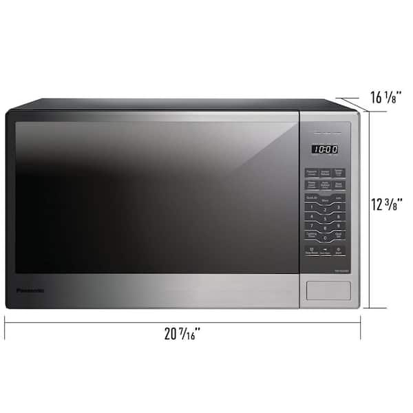 1.3 cu. ft. Countertop Microwave Oven in Stainless Steel