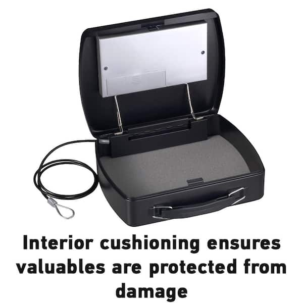 SentrySafe 0.08 cu. ft. Portable Safe Box with Digital Lock P008E