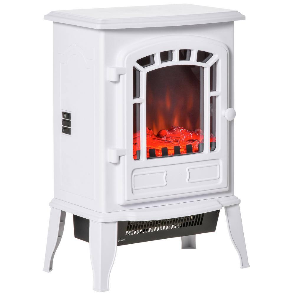 Siavonce 22" Free standing Electric Fireplace Stove, Fire Place Heater