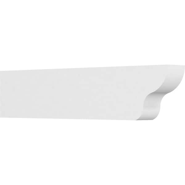 Ekena Millwork 4 in. x 8 in. x 36 in. Standard Greensboro Architectural Grade PVC Rafter Tail Brace
