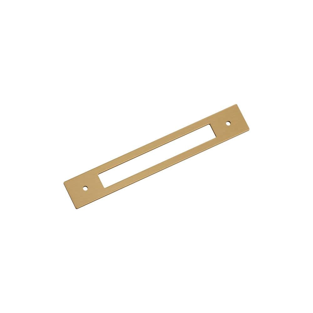 Medora 6-5/16 in. Center-to-Center Rectangle Champagne Bronze Pull Cabinet Backplate price history on PriceWatchPro