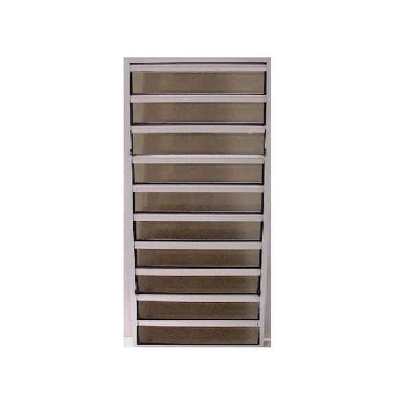 Air Master Windows and Doors 24 in. x 49.25 in. Master Guard 4 Series Security Aluminum Window with CoolG Glass