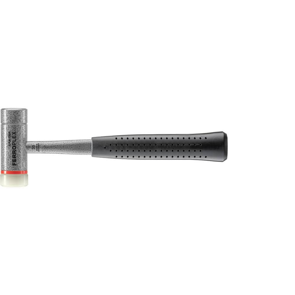 Halder Ferroplex 2-in-1 Specialty Hammer with Steel Face Replaceable Nylon 