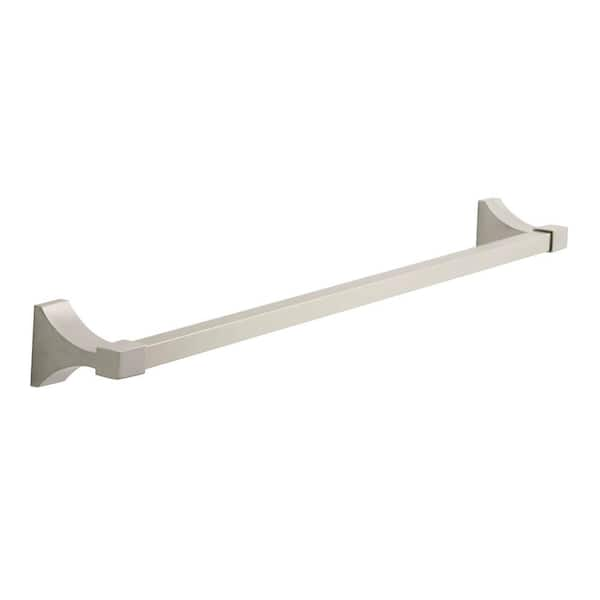 Glacier Bay Leary 24 in. Wall-Mount Towel Bar in Brushed Nickel