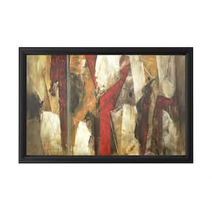 "Abstract IX" by Masters Fine Art Framed with LED Light Abstract Wall Art 16 in. x 24 in.